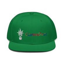 Load image into Gallery viewer, CannaBuzz Beard Color Logo Snapback Hat