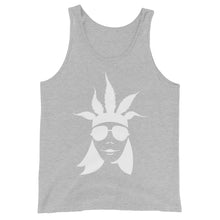 Load image into Gallery viewer, CannaBuzz Lady Face Unisex Tank Top