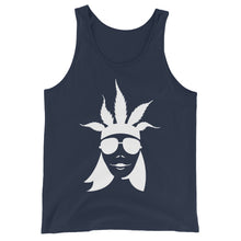 Load image into Gallery viewer, CannaBuzz Lady Face Unisex Tank Top