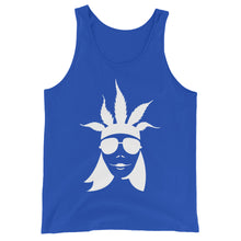 Load image into Gallery viewer, CannaBuzz Lady Face Unisex Tank Top