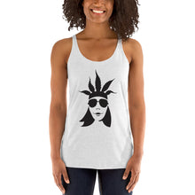 Load image into Gallery viewer, CannaBuzz Face Women's Racerback Tank
