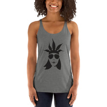 Load image into Gallery viewer, CannaBuzz Face Women's Racerback Tank