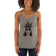 Load image into Gallery viewer, CannaBuzz Face Women's Racerback Tank