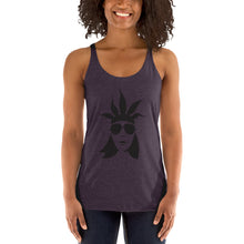 Load image into Gallery viewer, CannaBuzz Face Women's Racerback Tank