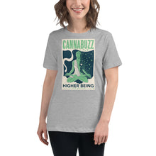 Load image into Gallery viewer, CannaBuzz Higher Being - Relaxed Women's T-Shirt w/Shipping included