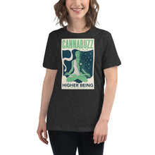 Load image into Gallery viewer, CannaBuzz Higher Being - Relaxed Women's T-Shirt w/Shipping included
