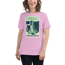 Load image into Gallery viewer, CannaBuzz Higher Being - Relaxed Women's T-Shirt w/Shipping included