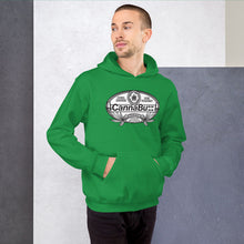 Load image into Gallery viewer, CannaBuzz emblem Pullover Unisex Hoodie
