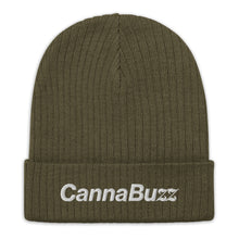 Load image into Gallery viewer, CannaBuzz Recycled cuffed beanie
