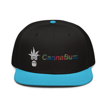 Load image into Gallery viewer, CannaBuzz Beard Color Logo Snapback Hat
