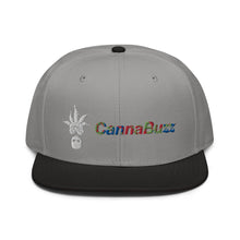 Load image into Gallery viewer, CannaBuzz Beard Color Logo Snapback Hat
