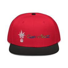 Load image into Gallery viewer, CannaBuzz Beard Color Logo Snapback Hat
