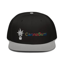 Load image into Gallery viewer, CannaBuzz Beard Color Logo Snapback Hat
