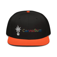 Load image into Gallery viewer, CannaBuzz Beard Color Logo Snapback Hat
