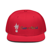 Load image into Gallery viewer, CannaBuzz Beard Color Logo Snapback Hat
