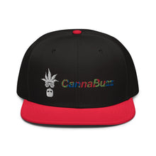 Load image into Gallery viewer, CannaBuzz Beard Color Logo Snapback Hat
