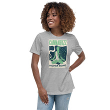 Load image into Gallery viewer, CannaBuzz Higher Being - Relaxed Women&#39;s T-Shirt w/Shipping included
